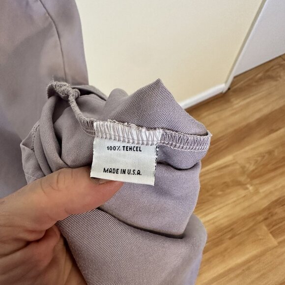 Bryn Walker Lavender Sleeveless Maxi Dress 100% Tencel USA Womens Medium Shift - Picture 3 of 9